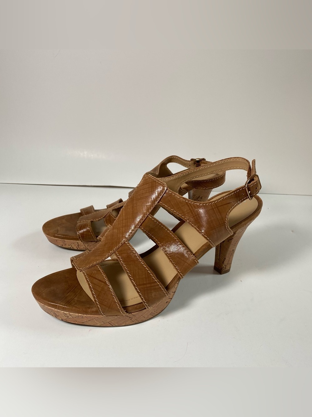 Naturalizer Preya Strappy Pumps Heels Leather size 9
